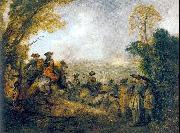 WATTEAU, Antoine On the March oil painting picture wholesale
